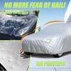 Hail Blankets for Car Compatible with Audi Q3 Thickened All-Weather Car Cover Full Outdoor Hail Protection Cover Dustproof Breathable Against Rain and Snow Scratch-Resistant/Silver view 4