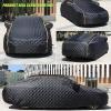 Hail Protector Car Cover Custom Fit for Benz SL-Class SL63 Multi-Layer Thickened Outdoor Car Cover Heavy Duty Waterproof Dust Snow Breathable Soft Lining Full Exterior Cover with Storage Bags-Black view 2