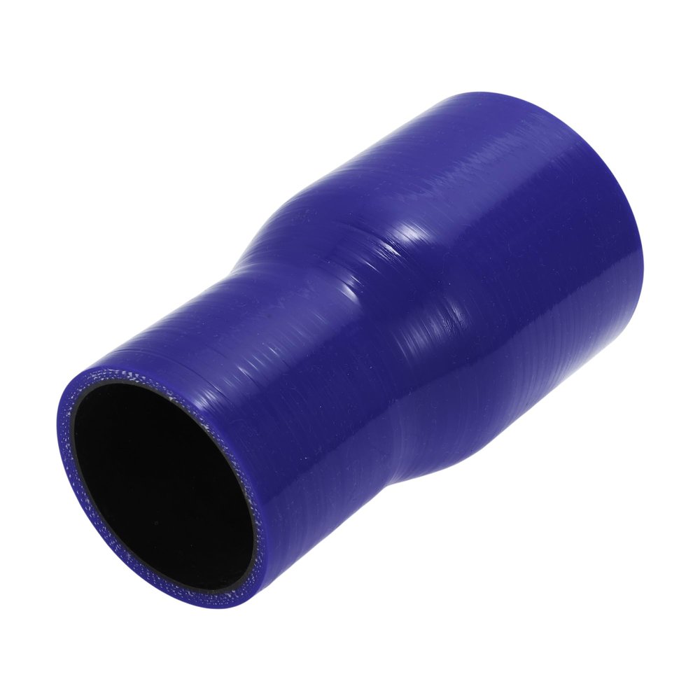 ACROPIX ID 2.25 to 3 Inch Silicone Reducer Straight Coupler Hose 152mm 6" Length 5mm Thickness Universal 4-Ply Reinforced Intercooler Intake Piping Tube Blue 57mm-76mm