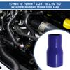 ACROPIX ID 2.25 to 3 Inch Silicone Reducer Straight Coupler Hose 152mm 6" Length 5mm Thickness Universal 4-Ply Reinforced Intercooler Intake Piping Tube Blue 57mm-76mm view 2