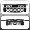 PENSUN Front Bumper Grille for 2022 2023 Chevrolet Silverado 1500 ZR2, OEM Style Black ABS Replacement Grill Assembly, Durable Front End Upgrade, Easy Installation view 4