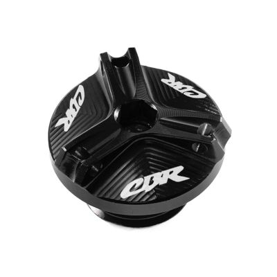 Compatible with CBR600RR CBR1000RR CBR250RR CBR 600 954 1000 RR CBR 650R 500R F2 F3 F4i Filler Cap Oil Filter Cap Accessories(Black)