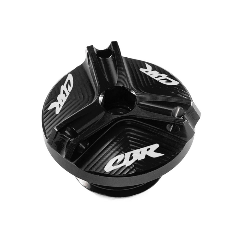 Compatible with CBR600RR CBR1000RR CBR250RR CBR 600 954 1000 RR CBR 650R 500R F2 F3 F4i Filler Cap Oil Filter Cap Accessories(Black)