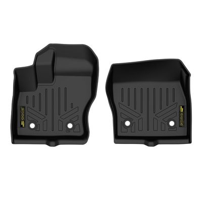 ANDPLAY TPE Floor Mats Liners Compatible with Ford Transit Connect 2014-2021 Only Fit with Vinyl Flooring and Floor Posts 1st Row Liner All Weather Protection Black Floor Liners alfombras para carro
