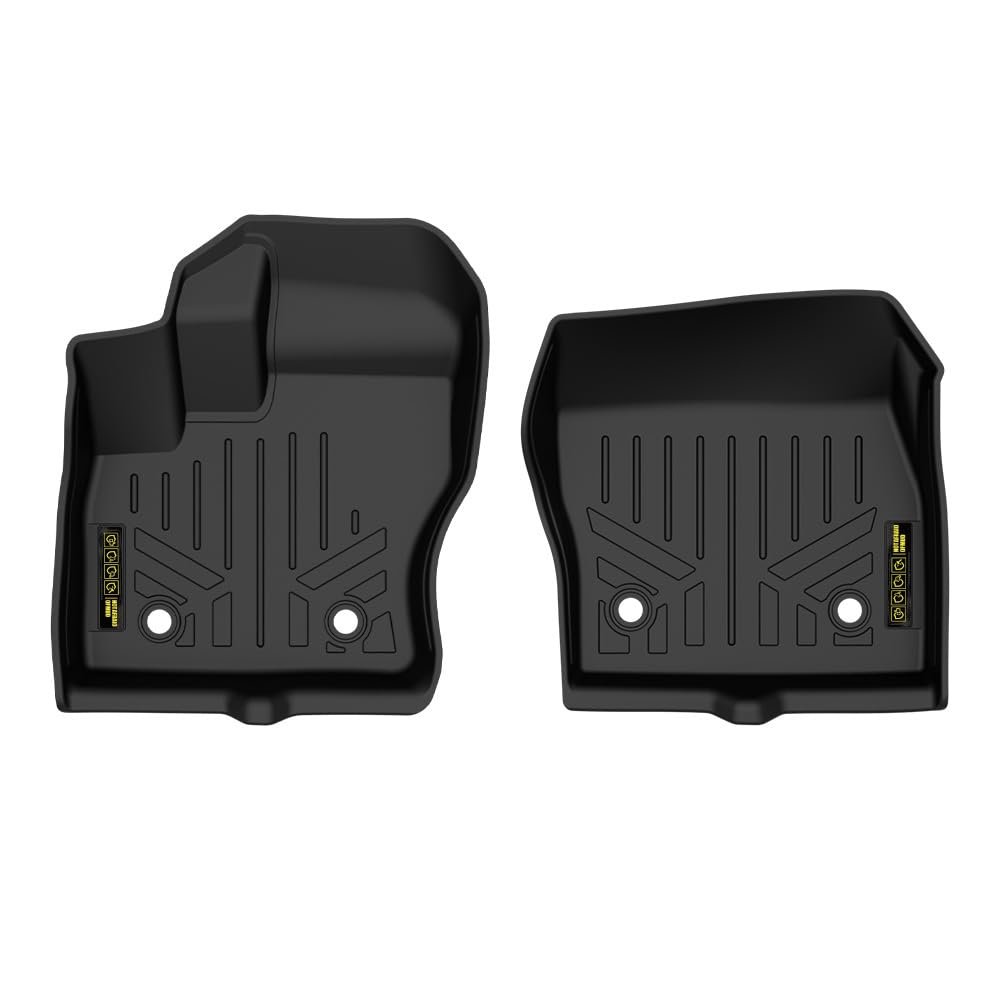 ANDPLAY TPE Floor Mats Liners Compatible with Ford Transit Connect 2014-2021 Only Fit with Vinyl Flooring and Floor Posts 1st Row Liner All Weather Protection Black Floor Liners alfombras para carro