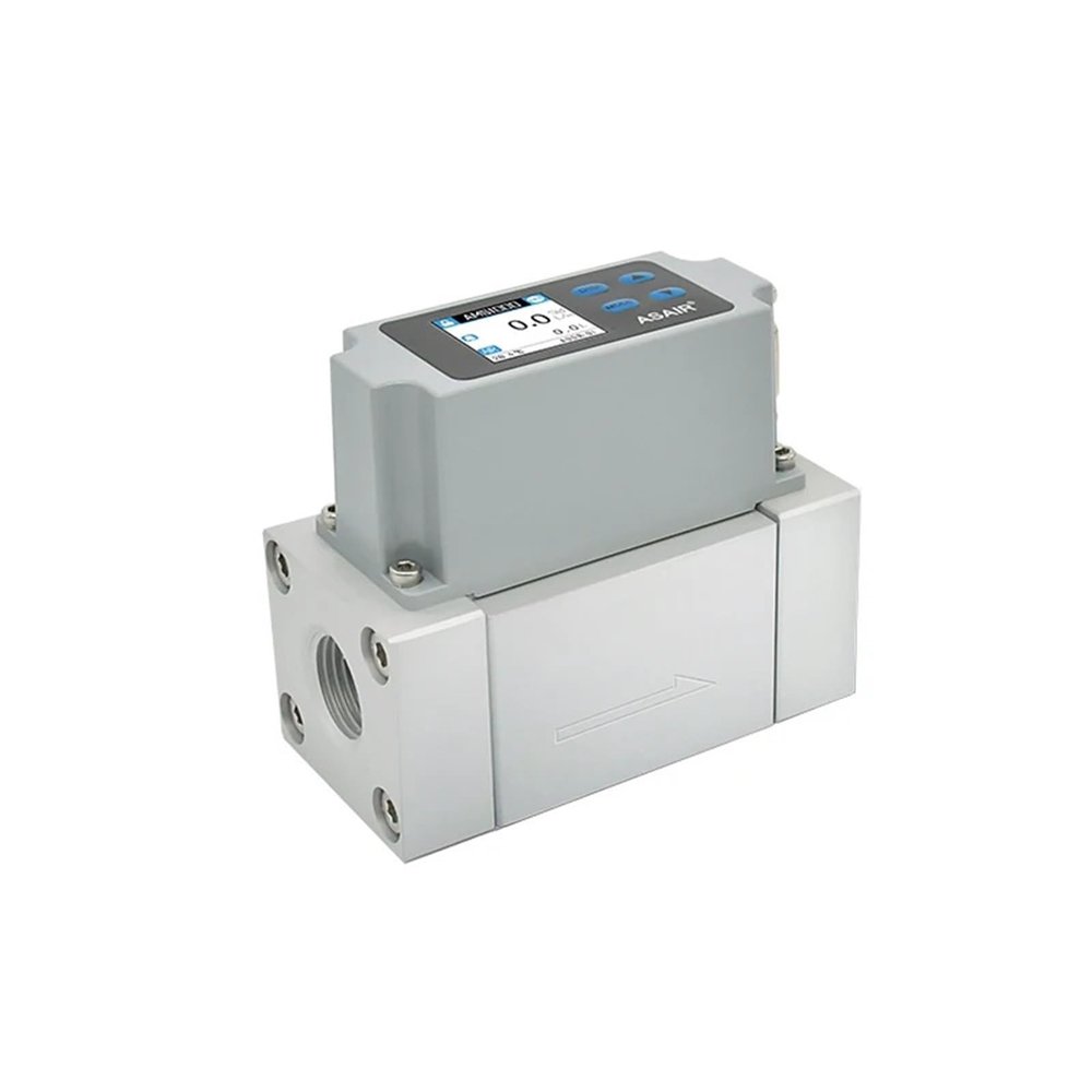 AMS1000 High Precision Thermal Mass Flow Meter Oxygen Compressed Air Flow Meter(CO2 AR 0-100L)