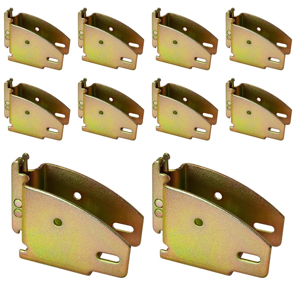 MorScan 10-Pack E-Track Wood Beam End Sockets for 2x4 and 2x6 Lumber