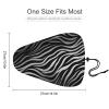 Zebra Print Bike Seat Cover Waterproof Bicycles Saddle Covers with Adjustable Rope Universal Seat Cover for Beach Cruiser Seats Bikes Exercise Bicycles Seat view 2