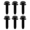 M8 Torx Screw Bolts Replacement for Jeep Wrangler JK 2007-2018 - Pillars, Windshield Frame, Hinges, Hard Full Doors, Hard Door Hinges, Half Doors, Roll Bar - 06508953AA (6 Pack) view 1