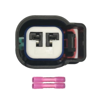 Geradepart Trunk Lid Release Switch Connector Wiring Harness Pigtail Plug S2342 1P2089 WPT-984 3U2Z-14S411-BXAB Fit for Ford Fusion Fit for Edge Mustang Taurus CMax10-22, 2 Pin
