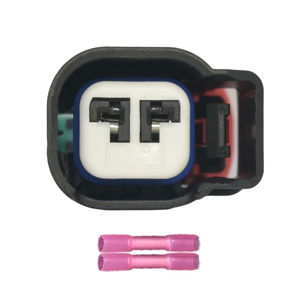 Geradepart Trunk Lid Release Switch Connector Wiring Harness Pigtail Plug S2342 1P2089 WPT-984 3U2Z-14S411-BXAB Fit for Ford Fusion Fit for Edge Mustang Taurus CMax10-22, 2 Pin