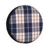 Black White Grid Thin Line Spare Tire Cover Trailer Tire Covers for Truck SUV Camper Vehicle Wheel Cover Waterproof Sun Dust Protection view 1