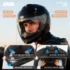 LEM Modular Motorcycle Helmets Full Face for Adults, Quick (Black, Small) view 4
