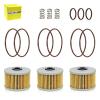 Oil Filter Kit Compatible with Kawasaki KX450F KFX450R KLX450R 2006-2015 3Pcs view 1
