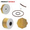 Oil Filter Kit Compatible with Kawasaki KX450F KFX450R KLX450R 2006-2015 3Pcs view 4