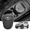 Center Console Organizer Car Coin Holder Compatible with Jeep Wrangler JL 4XE Gladiator JT 2018-2026 2/4 Door Interior Accessories, Front Seat Cup Holder Insert Storage Box, with Lid Accessories view 1