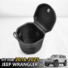 Center Console Organizer Car Coin Holder Compatible with Jeep Wrangler JL 4XE Gladiator JT 2018-2026 2/4 Door Interior Accessories, Front Seat Cup Holder Insert Storage Box, with Lid Accessories view 4