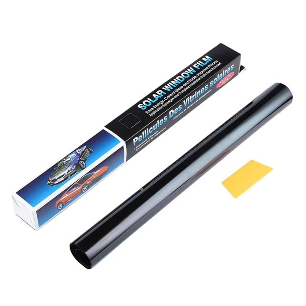 Transparent Vehicle Window Tint Barrier Film 99% Ray Blocking Sun Heat Reduction Privacy Shield Heavy Duty