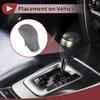 HEROFFIX Gear Shift Knob Cover Universal for Car SUV Truck RV Zipper Style Stick Shifting Handle Protector Polyester PU Gray view 3
