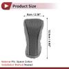 HEROFFIX Gear Shift Knob Cover Universal for Car SUV Truck RV Zipper Style Stick Shifting Handle Protector Polyester PU Gray view 4
