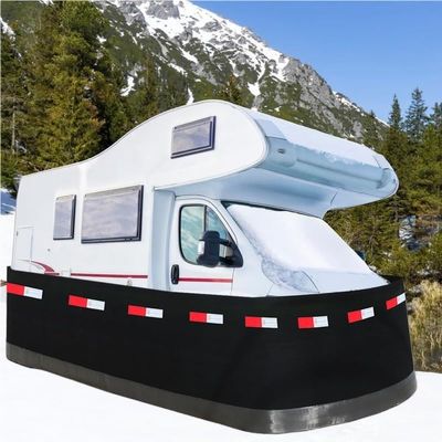 Rv Skirting for Winter Camper Skirting Wind and Snow Proof Insulated for Travel Trailer Convenient Storage Car Skirt All-Season Available, Easy Installation(H 95cm(37 2/5"),110'/33.5metre)