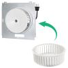 5901A000 Bathroom Fan Blower Wheel for Broan Bathroom Exhaust Nutone Fan Blower, Broan Nutone Fan Blower Wheel Replacement Parts NT5901A000 NT51919000 SNT51919000 SNT5901A000 view 3