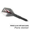 1 Piece Zinc Alloy Motorcycle Key Blank Uncut Motorbike Duplicate Key Replacement Compatible with Kawasaki Ninja 400 650 Z800 Z900... (Black) view 4