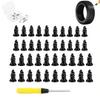 Screw in Tire Plugs Kit - 40PCS Tire Repair Rubber Nails & Tire Plug Screws for Car, Motorcycle, Truck Tires, Quick DIY Emergency Flat Tire Fix view 1