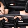 Arm Rest Cover for Car Adjustable Car Side Door Armrest Cushion with Storage Box Relieve Driver Arm Fatigue Armrest Cover for Left Elbow Support Black view 3