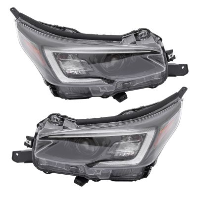 PLITEDDE LED Front Headlights Assembly for 2021-2022 Subaru Outback Legacy Driver & Passenger Side Halogen Car Headlights Direct Replacement (A Pair)