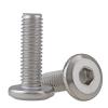 Zkensh-Bolts 304 Stainless Steel Flat Head Hexagon Socket Bolt M6 M8 Furniture Screw Large Hex Socket Screw Chamfer Bolt 5PCS, Widely Used(55mm,M6) view 1