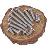 Zkensh-Bolts 304 Stainless Steel Flat Head Hexagon Socket Bolt M6 M8 Furniture Screw Large Hex Socket Screw Chamfer Bolt 5PCS, Widely Used(55mm,M6) view 4