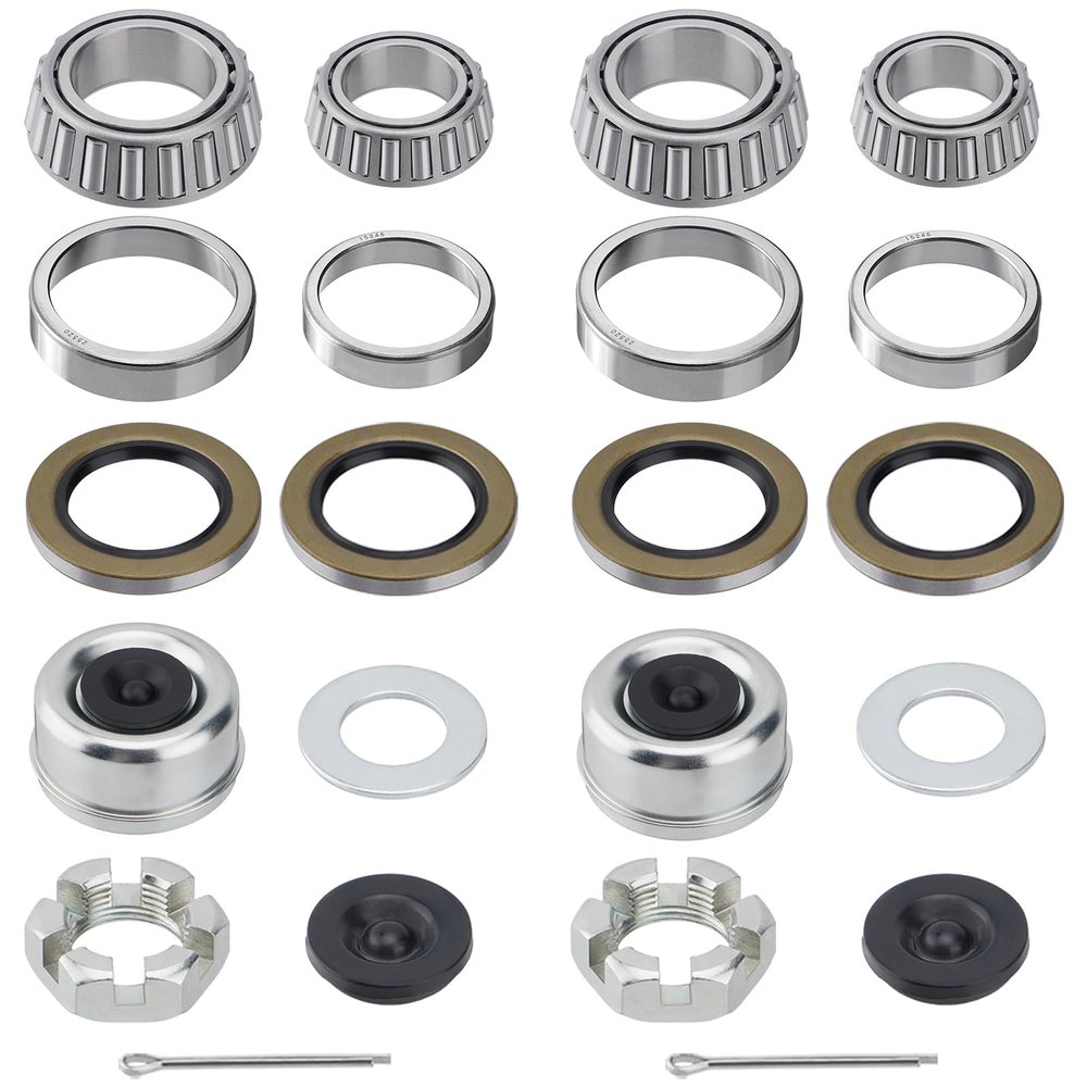 Racewill 2 Sets 25580 15123 Boat Trailer Axles Bearing Kit