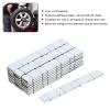 HERCHR Stick on Wheel Weights, Adhesive Backed Wheel Weights Balancing Blocks for Cars, Trucks, SUVs, Motorcycles, Low Profile (5g+10g*25 Strips) view 3