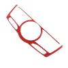 Compatible with 2013-2018 Nissan Pathfinder Soft Carbon Fiber Car Navigation Screen Button Frame Sticker Interior Protection Accessories(Red) view 3