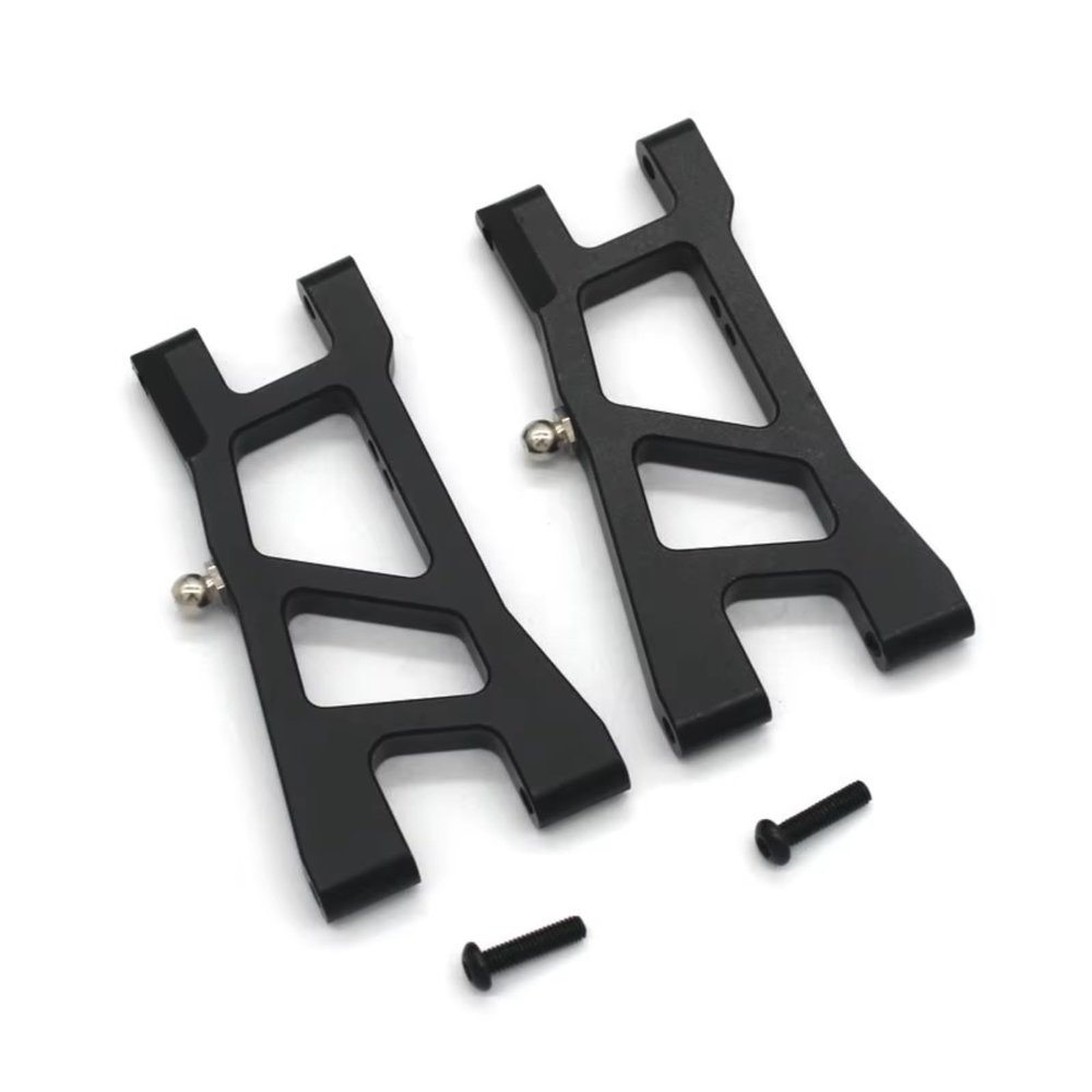 for HNR for Dodge H9802 H9803 E30 1/10 Metal Rear Lower Control Arm Remote Flat Sports Car Accessories and Replacements Use RC Car DIY Parts(Black)