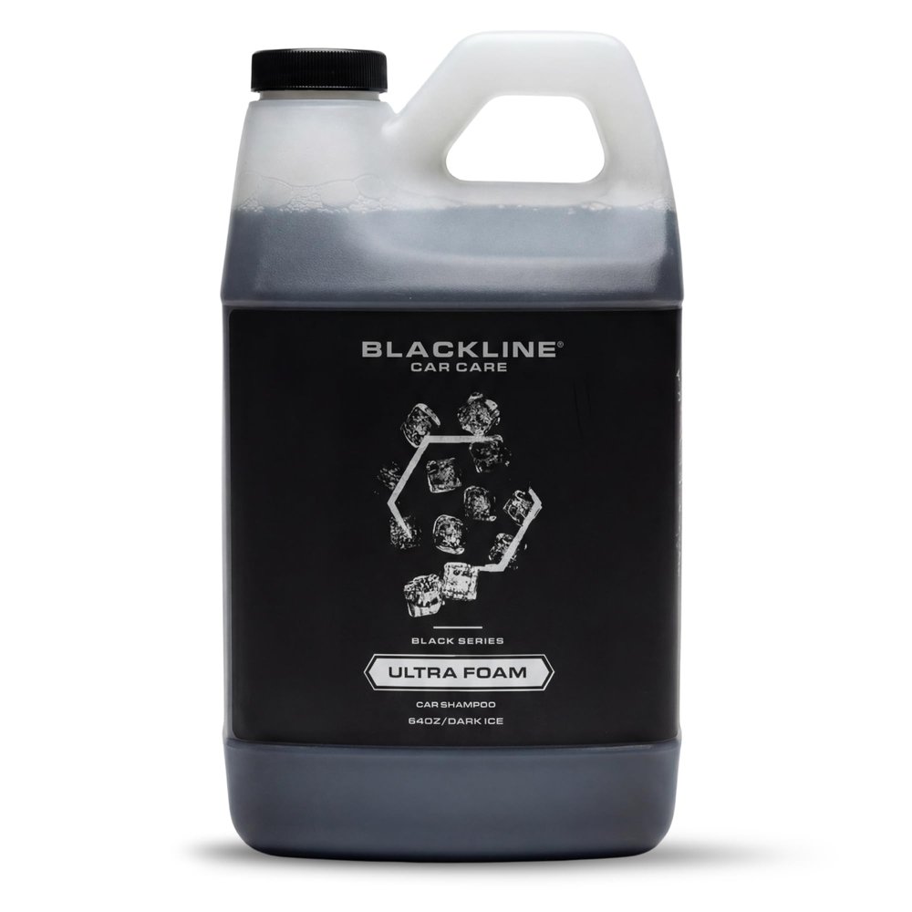 Blackline Car Shampoo for Foam Cannon, Ceramic Safe - 64oz Dark Ice