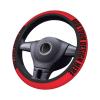 Custom Steering Wheel Cover Personalized Non-Slip Steering Wheel Sweat-Absorbing Cover Customizable with Images and Text red view 3