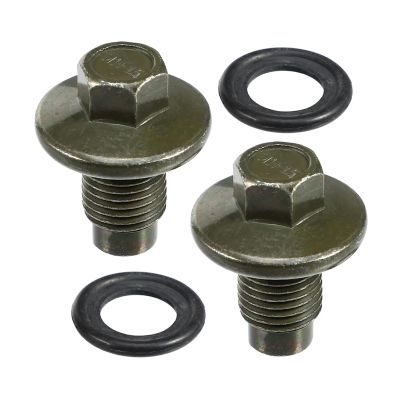Edinstry 2 Pcs M14x1.5 Engine Oil Drain Plug with Gasket for Ford Ecosport, C-Max, Transit, Jaguar XK8 - OE 1013938
