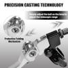 JXPANG Folding Clutch Brake Lever Set, 7/8" (22mm) Handlebar Compatible for 110cc 125cc 140cc Dirt Pit Bike, TTR 125, SSR, Xmotos, Apollo 125 (Upgraded Aluminum) (Silver) view 3