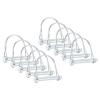 PATIKIL Trailer Coupler Pin 5/16" x2-3/16, 10 Pcs Wire Lock Safety Shaft Locking Round Pto Pins for Farm Trailers Lawn Hitches Garden Tractor Kayak Boat, Silver (8x55mm) view 1