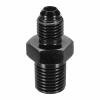 HARFINGTON 4AN Male to 1/4" NPT Male Straight Flare Adapter Pipe Thread Fitting Adapter Aluminum Fuel Hose Line Fitting for Vehicles, Black view 1