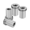 JERBOR 4pcs Weld-On Nuts, 1/2"-13 Thread Long Threaded Stepped Female Weld Nut, Female Weld Nut for Steel Chassis Mounting Tab view 1