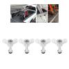 Keenso L Track Threaded Double Lug Stud Fitting Set, Metal Threaded Double Stud Lug Fitting Tie Down for Truck Bed Trailer Cargo Control Pickup RV ATV view 4