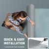 LITA Garage Floor Mat, PVC Flooring Roll Thickened Garage Mats, Heavy Duty Parking Mat Waterproof Nonslip Floor Protector for Car, Trailer, SUV, Basement, Gym (Grey) (3 Feet x 3 Feet) view 4