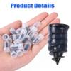 abcrelax 30PCS Tire Repair Rubber Nail, Vacuum Tire Repair Kits Spiral Rubber Nails, with Box and Screwdriver, for car, Motorcycle, Truck, Tractor Tire Puncture Repair view 3