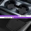 VEIROOM Cup Holder Mats for Kia K5 2025 2026, 12Pcs/Set Soft Non-Slip Waterproof Coaster Door Slot Insert Mats Liner for 2026 2025 Car Accessories Black view 4