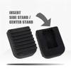 Motorcycle Kickstand Pad Motorcycle Stand Pad Kickstand Rubber Support Plate Outdoor Parking Motorbike Foot Side Base Holder view 3
