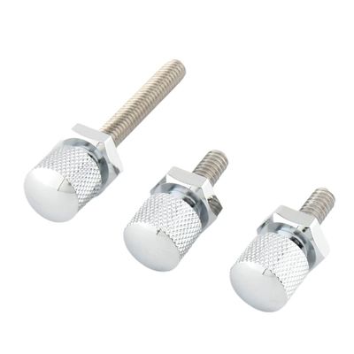 SIKUAI HL-DFLS-818-D Fairing Bolt Kit Windshield Screw 3 Pcs For Harley Ultra Limited 2014+ Aluminum+Steel Chrome