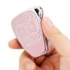 CHATYYD Key fob Cover for Chrysler, Soft TPU Car Key Cover Case for 2005-2009 Jeep Commander Grand Cherokee Chrysler 300 Dodge Charger Durango Accessories(4 Buttons) (Pink) view 4